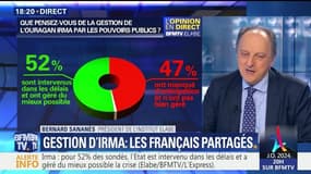 Gestion d'Irma: les Français sont partagés