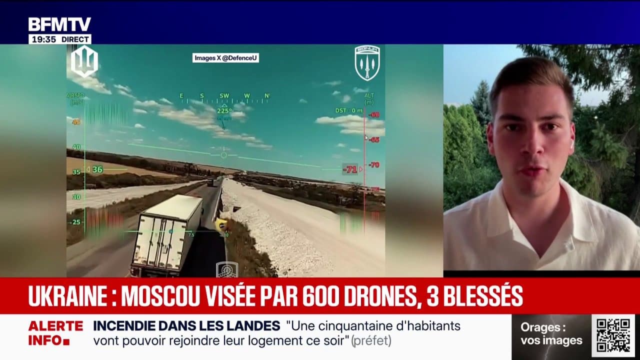 Guerre en Ukraine: la Russie a été visée par 600 drones