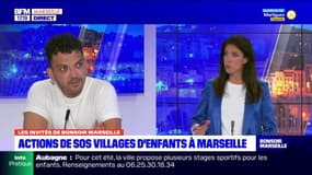 Marseille: Jhon Rachid soutient l'association SOS Villages d'Enfants