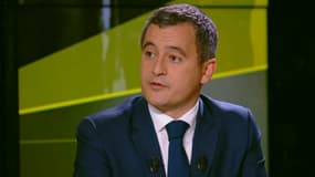 Gérald Darmanin dans l'émission "Face à BFM", le mardi 20 octobre 2020.