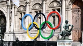 Les anneaux olympiques à Paris