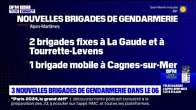 Alpes-Maritimes: trois nouvelles brigades de gendarmerie