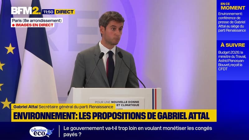 Gabriel Attal propose de baisser à 5,5% la TVA sur les voitures électriques