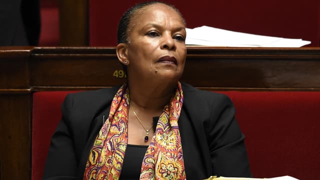 Christiane Taubira, le 7 octobre, à l'Assemblée nationale.