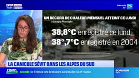 Alpes du Sud: la canicule sévit, un record de température relevé à Laragne
