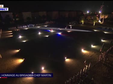 Hyères: la Marseillaise en hommage au brigadier-chef Alexandre Martin, tué au Mali