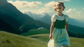 Une capture d'écran d'une fausse bande-annonce de Heidi, générée via l'intelligence artificielle Runway