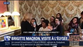 L'œil de Salhia: Emmanuel et Brigitte Macron reçoivent les jeunes ambassadeurs de l'Unicef à  l'Élysée