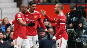 Raphaël Varane, Anthony Martial et Luke Shaw