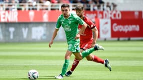 Mathieu Cafaro avec Saint-Étienne, le 30 juillet 2022.