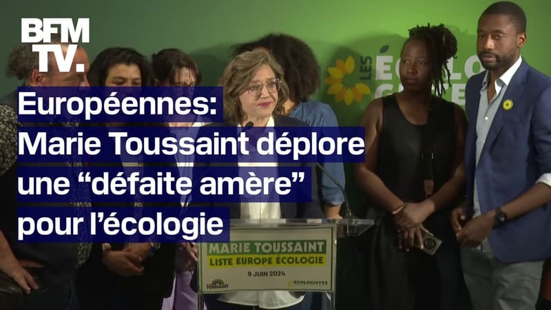 Élections européennes: le discours intégral de Marie Toussaint