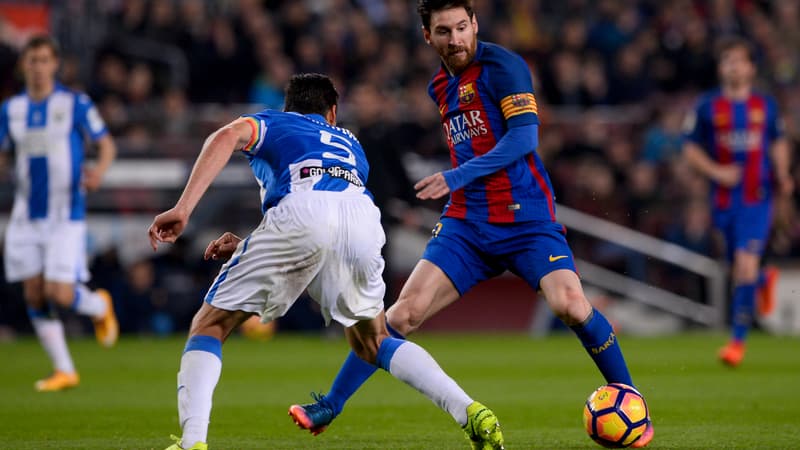 Sur penalty, Messi a offert la victoire de justesse au Barça face à Leganés (2-1).