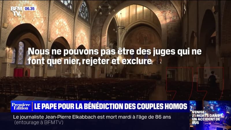 Le pape se prononce en faveur de la bénédiction des couples homosexuels