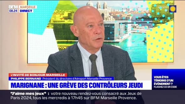 Marignane: la grève des contrôleurs aériens devraient impacter "plus de 50%" du trafic selon Philippe Bernand