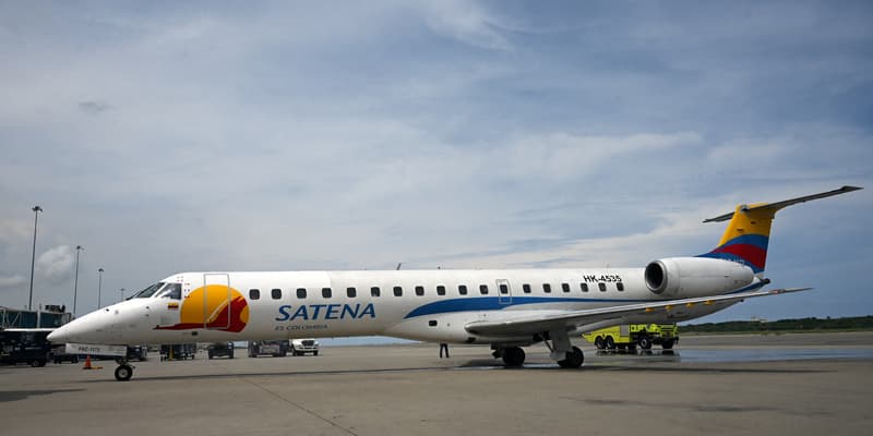 Un avion Satena Airlines. (Illustration). 