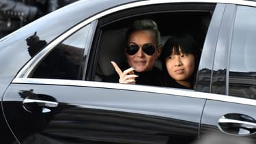 Jade Hallyday et Laeticia Hallyday en décembre 2017
