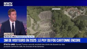 3 millions de visiteurs en 2025 pour le Puy du Fou: "C'est une fierté et une joie", déclare Nicolas de Villiers, président du parc