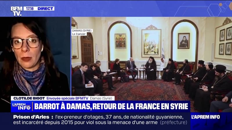 Les rencontres de Jean-Noël Barrot en Syrie