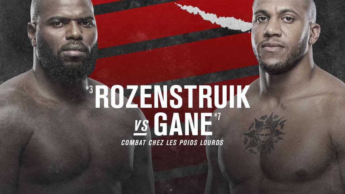 Rozenstruik affronte Gane, dans la nuit du 27 au 28 février
