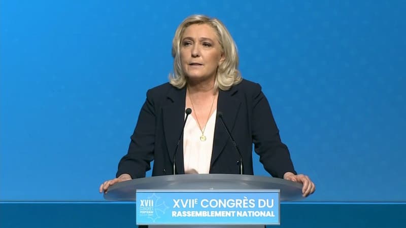 "Nous ne reviendrons pas au FN": à Perpignan, Le Pen veut tourner la page et promet la victoire aux siens