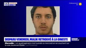 Marseille: le jeune Malik, disparu depuis vendredi, retrouvé aux alentours d'Aubagne