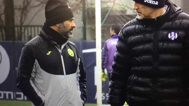 Pascal Dupraz et son adjoint David Barriac, ce mardi