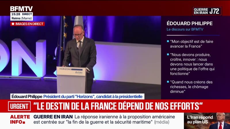 Édouard Philippe: "Parce que j'aime l'école publique, parce que mes enfants sont à l'école publique, je veux qu'elle redevienne l'école de la réussite et du mérite"
