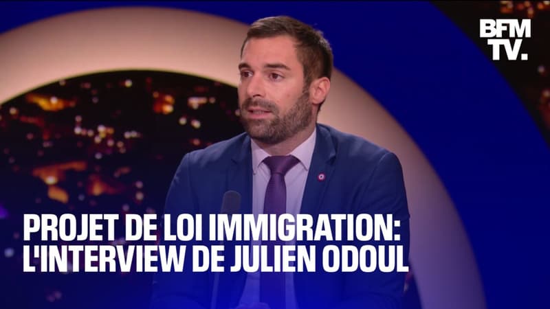 Projet de loi immigration: l'interview de Julien Odoul en intégralité