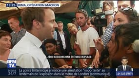 Irma, l’opération Macron