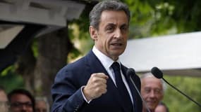Nicolas Sarkozy à L'Isle-Adam près de Paris, le 18 juin 2015