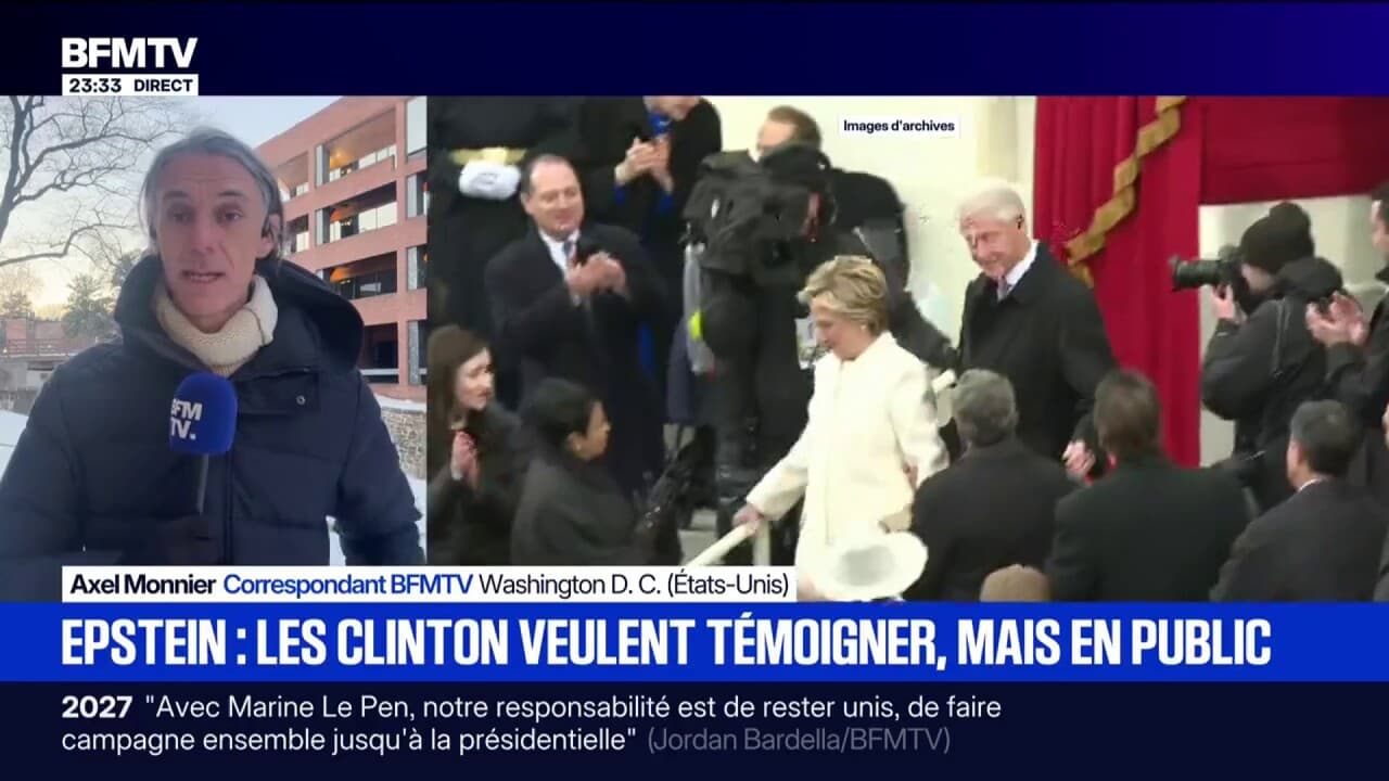 Bill et Hillary Clinton réclament des audiences publiques sur l'affaire Epstein Kép
