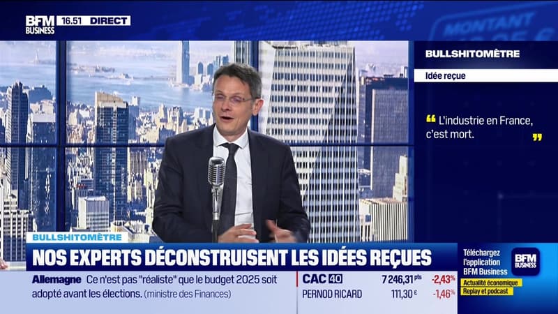 Bullshitomètre : L'industrie en France c'est mort ! - FAUX répond François Monnier - 12/11