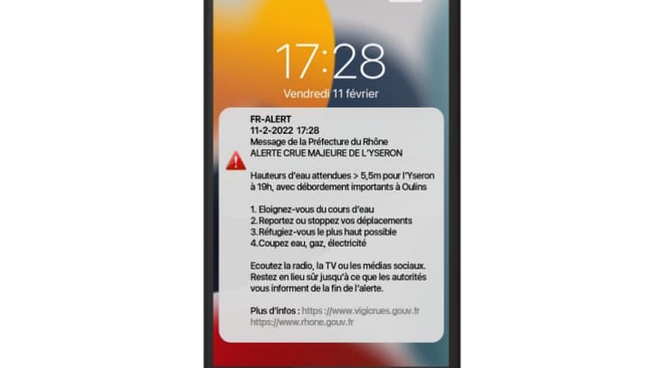 Un nouveau système d'alerte de la population est en test, des SMS vont être envoyés.