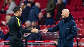Erik Ten Hag à l'Ajax en février 2022