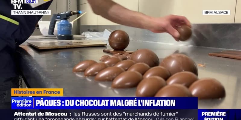 Chocolats de Pâques: certaines boutiques résistent à l'inflation