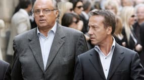 Gérard Louvin (gauche) et Daniel Moyne, à Paris le 4 juin 2007.