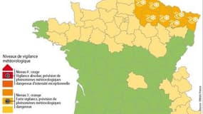 ALERTE MÉTÉO DE NIVEAU ORANGE À LA NEIGE ET AU VERGLAS