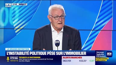 Le Grand entretien : L'instabilité politique pèse sur l'immobilier - 08/10