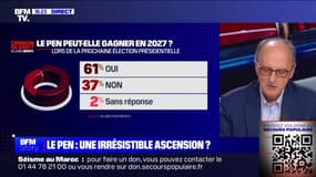 Pour 61% des Français, Marine Le Pen "peut gagner en 2027", selon un sondage Elabe/BFMTV