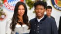 David Alaba avec sa compagne Shalimar Heppner en octobre 2019