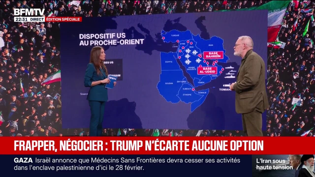 Quelle est la tactique militaire adoptée par Donald Trump pour faire face à l'Iran ? Kép