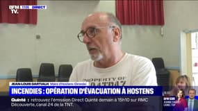 Incendies en Gironde: "Il y a beaucoup de solidarité", témoigne le maire d'Hostens, commune évacuée
