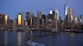 L'île de Manhattan, à New York, un matin de septembre 2021