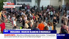 Marseille: plus d'une centaine de personnes réunies avant la marche blanche pour Mohamed, mort d'un "probable" tir de flash-ball 