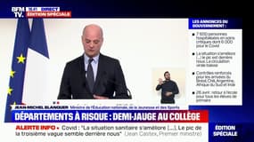 Jean-Michel Blanquer: "Moi-même, puisque j'ai 56 ans, j'irai me faire vacciner avec le vaccin AstraZeneca"
