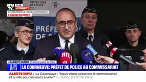Attaque du commissariat de La Courneuve: "Il y a manifestement un lien avec ce qu'il s'est passé à Aubervilliers", selon Laurent Nuñez 