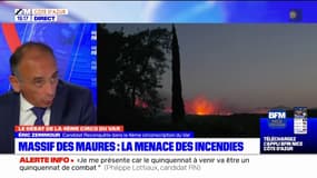 Incendies dans le Var: pour Eric Zemmour, "il y a une carence dans l'organisation des premiers secours"