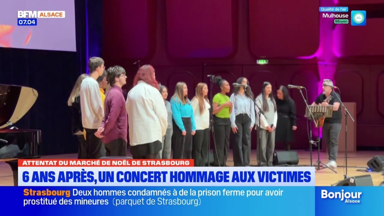 Attentat Du March De No L De Strasbourg Six Ans Apr S Un Concert Organis En Hommage Aux Victimes