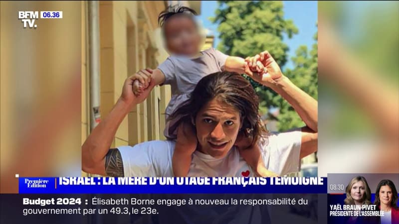 Israël: la mère d'un otage français du Hamas témoigne