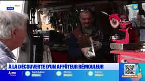 Dans notre focus artisanat ce soir, nous avons rendez-vous avec un affûteur-rémouleur.